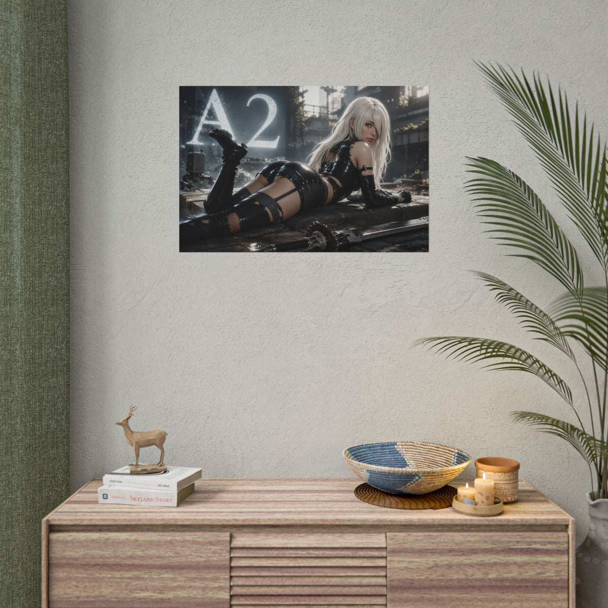 Gaming Wall Art A2 NieR Poster Game Room Decor Gamer Gift Print Wall Decor