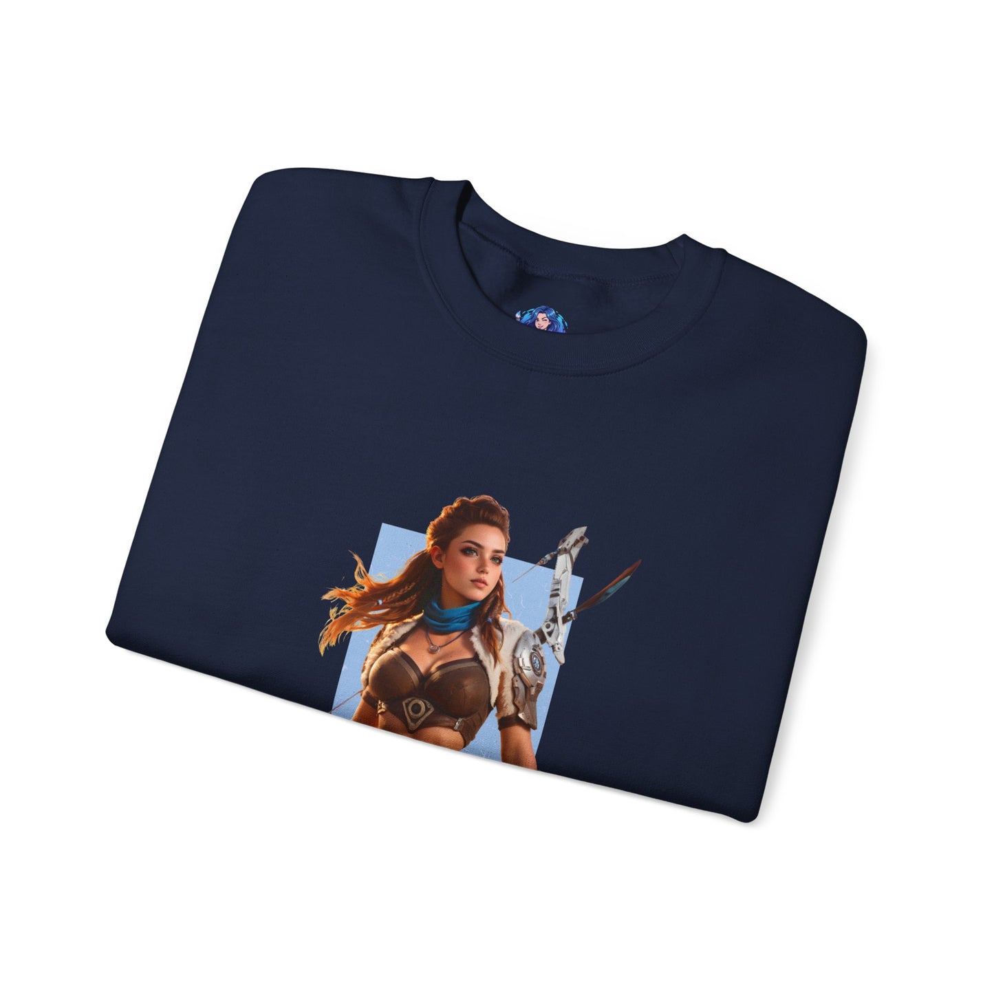 Aloy Sweatshirt, Horizon Rundhalsausschnitt, Gemütliche Gaming-Streetwear für Fans und Sammler