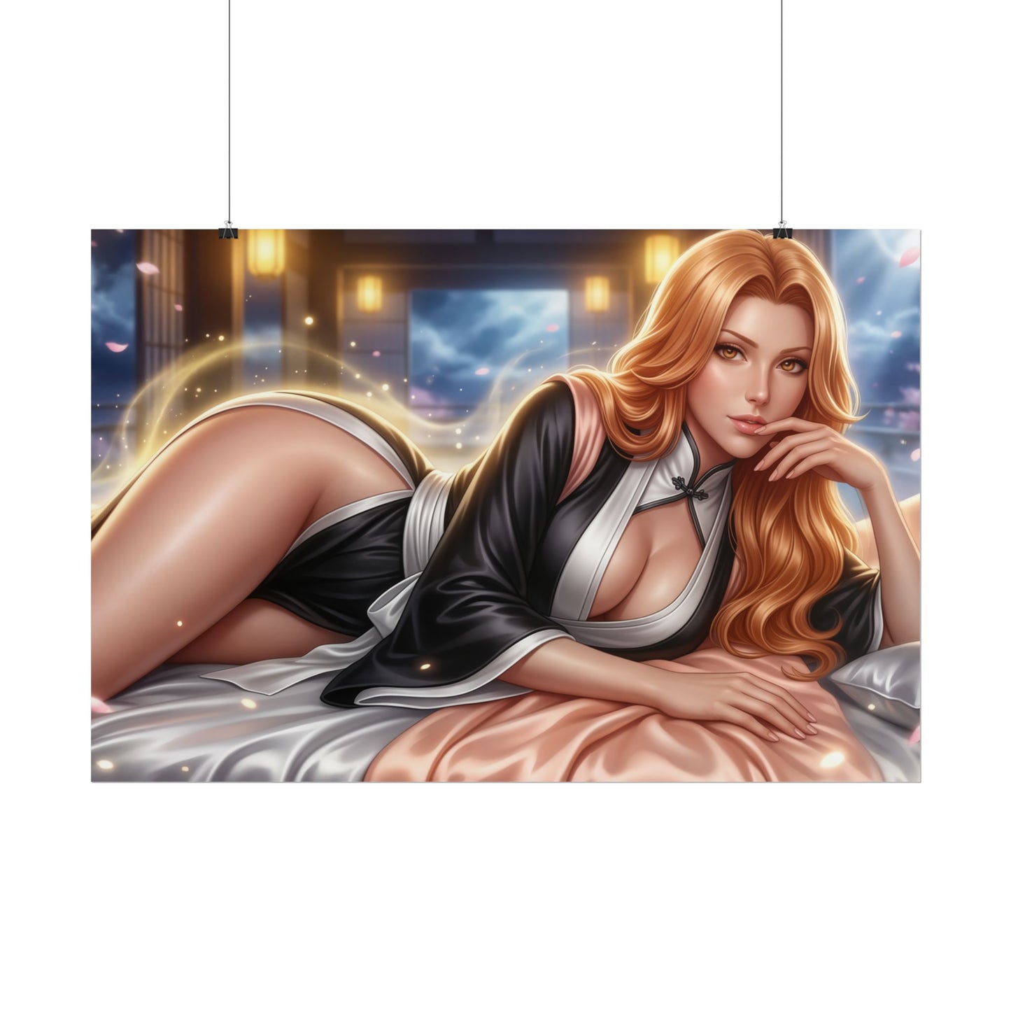 Rangiku Matsumoto Poster, Bleach Wall Art, Anime Print Decor