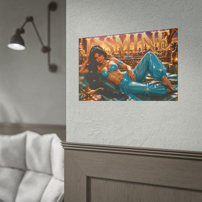 Princess Jasmine Aladdin Poster Fantasy Wall Art Room Decor Collectible Print