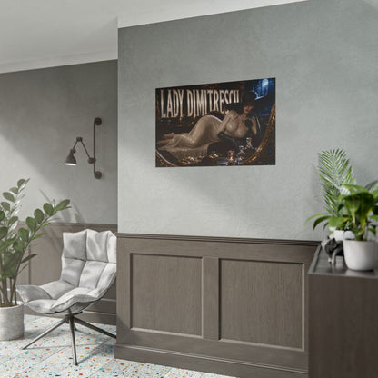 Lady Dimitrescu Resident Evil Poster Gaming Wall Art Gamer Room Decor Art Print