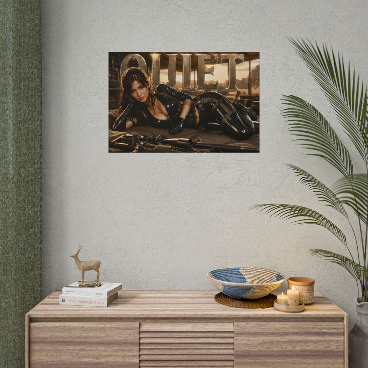 Game Room Decor Quiet Metal Gear Poster Gaming Wall Art Character Print