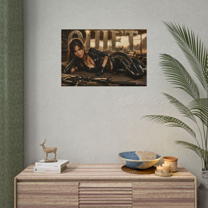 Game Room Decor Quiet Metal Gear Poster Gaming Wall Art Character Print