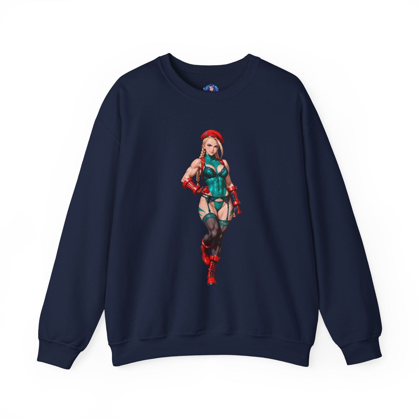 Біла толстовка Cammy, чохол Street Fighter Crewneck, одяг для фанатів Gaming Fandom