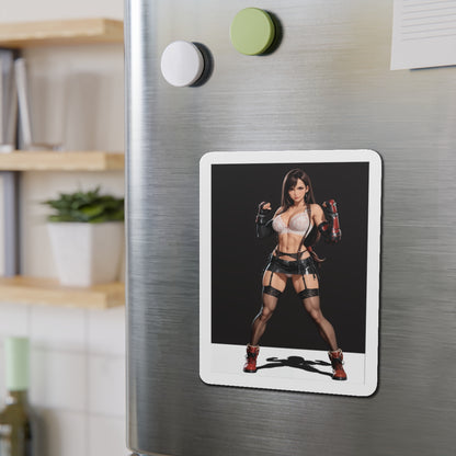 Tifa Lockhart FF7 Magnet – Sexy Anime-Kriegerin Magnet, Deko für heiße Gamerinnen