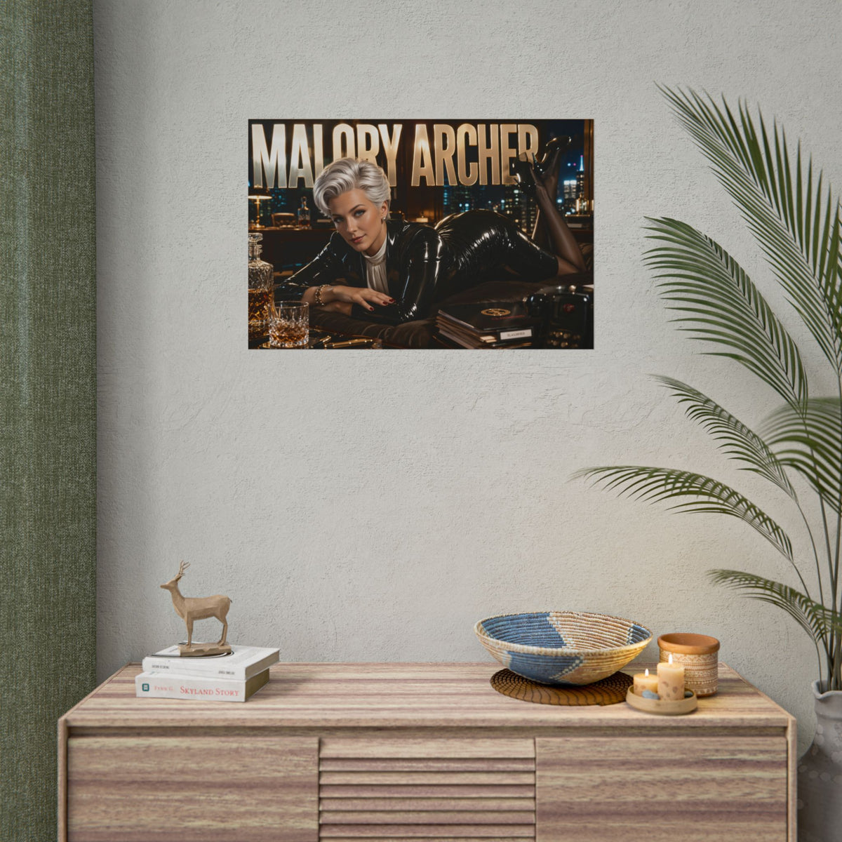 Room Decor Malory Archer Archer Poster Cartoon Wall Art Collectible Print