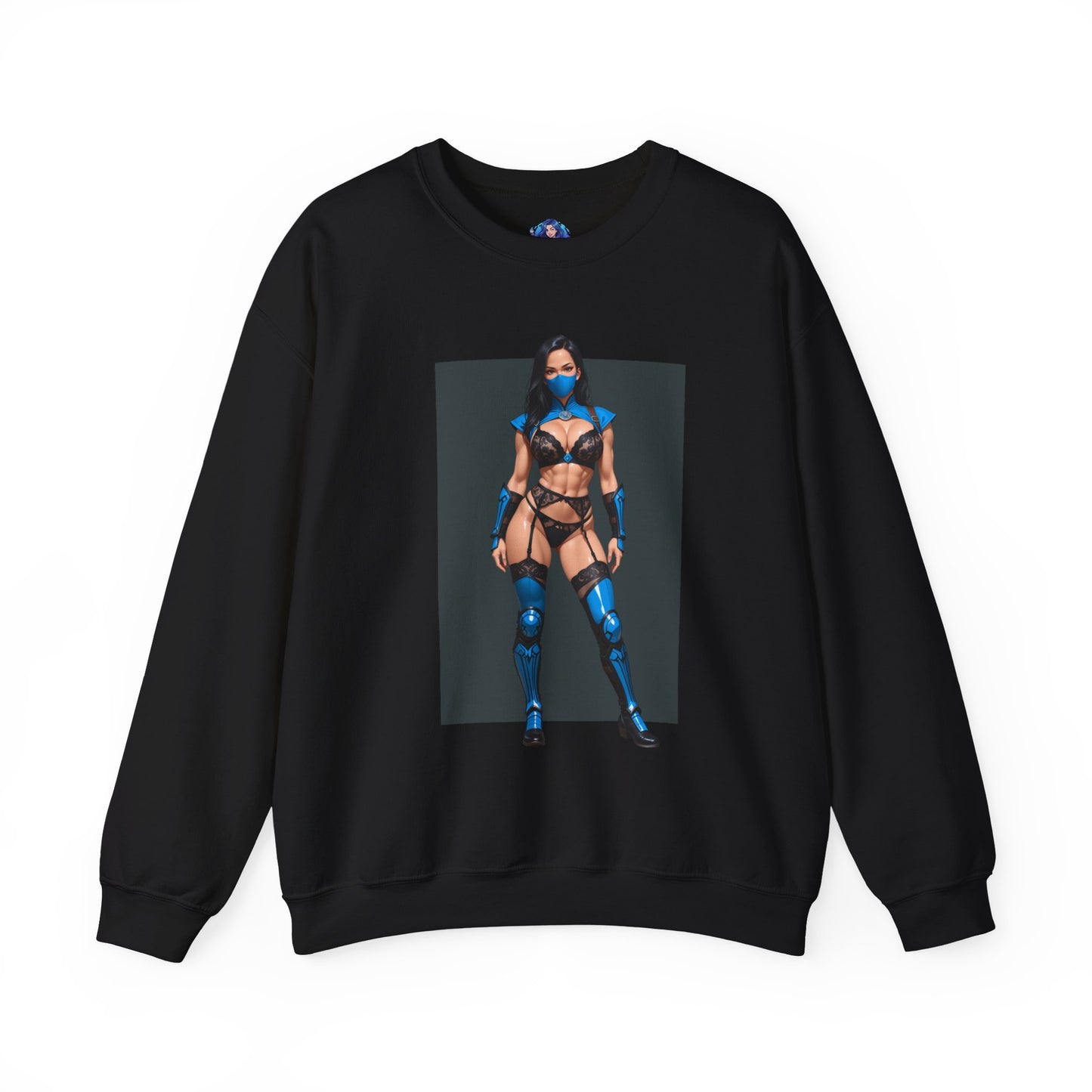 Толстовка Kitana Mortal Kombat, топ Edenian Warrior Crewneck, затишний ігровий вуличний одяг для колекціонерів