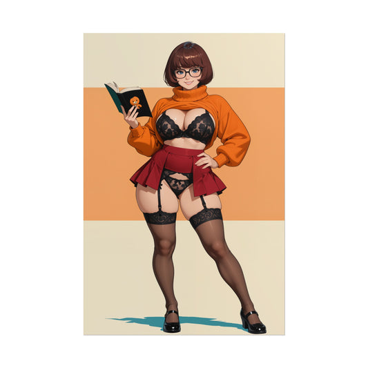 Velma Poster – Retro Wall Art Print, Cartoon Decor
