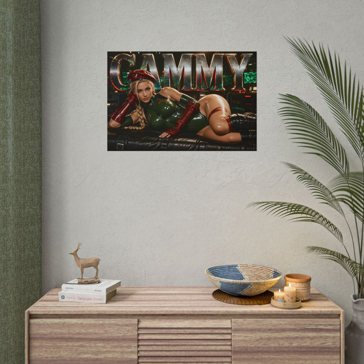 Cammy White Street Fighter Wall Art Poster Gaming Decor Collectible Gamer Gift