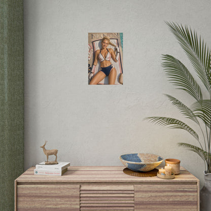 Manon Street Fighter Gaming Poster Wall Art Gamer Room Decor Collectible Print