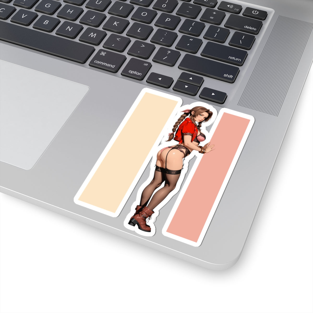 Aerith-Aufkleber – Vinyl-Aufkleber für Fantasy-Spiele, Laptops, Notizbücher und Innendekoration