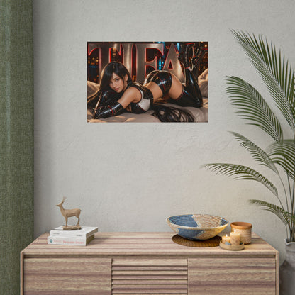 Tifa Lockhart Poster Gaming Wall Art Gamer Room Decor Collectible Print
