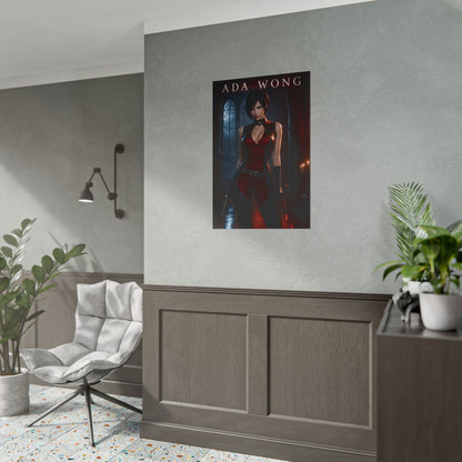Ada Wong Resident Evil 4 Remake Poster Gaming Wall Art Print