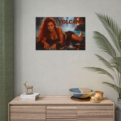 Volcana Wall Art Poster Comic Room Decor Collectible Character Print