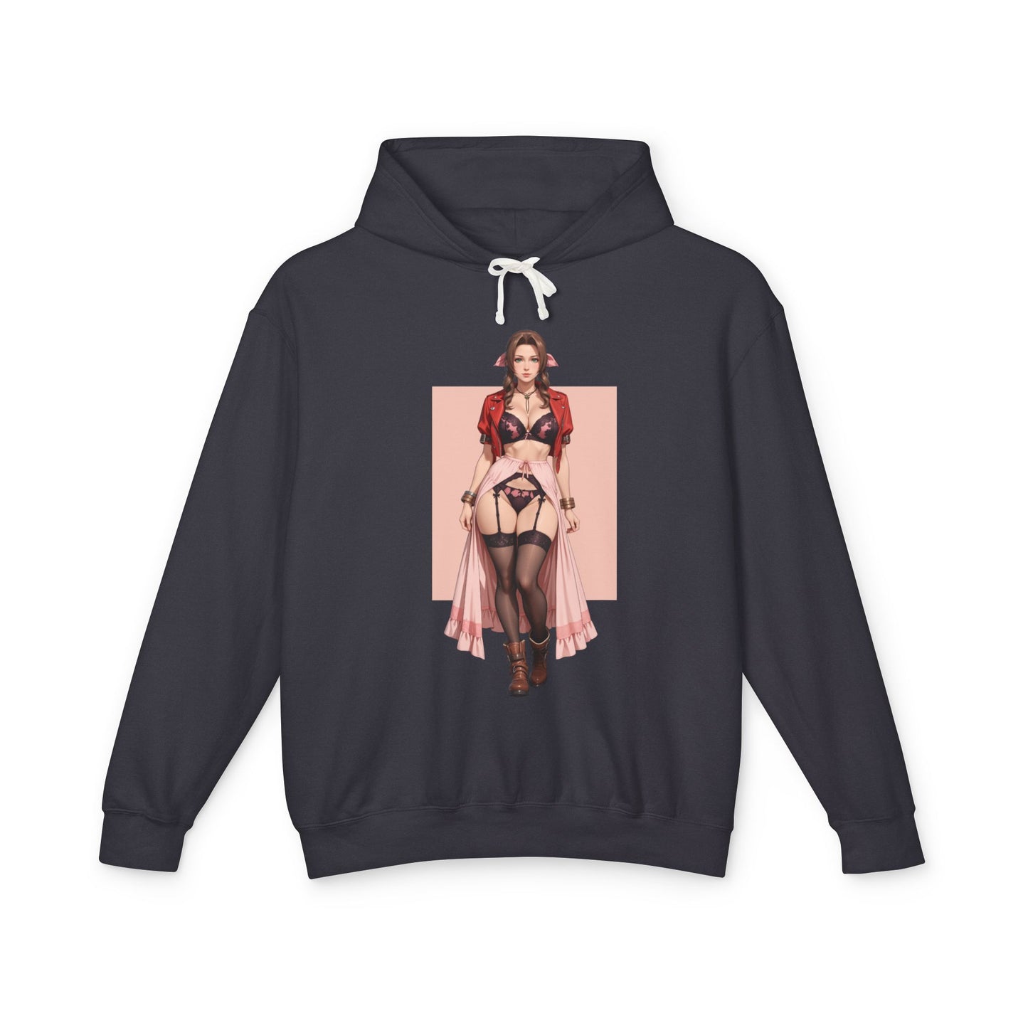Aerith Gainsborough Hoodie | FF7 Gamer Hoodie | Anime Fantasy Adventure Pullover