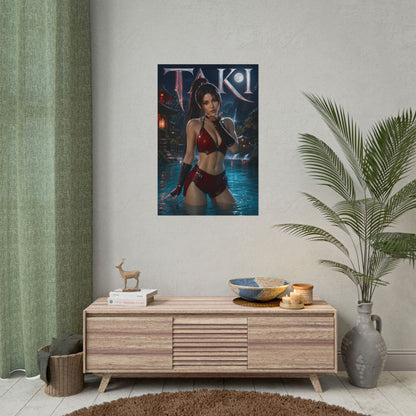 Taki Character Poster Soulcalibur Gamer Gift Gaming Setup Wall Decor Print