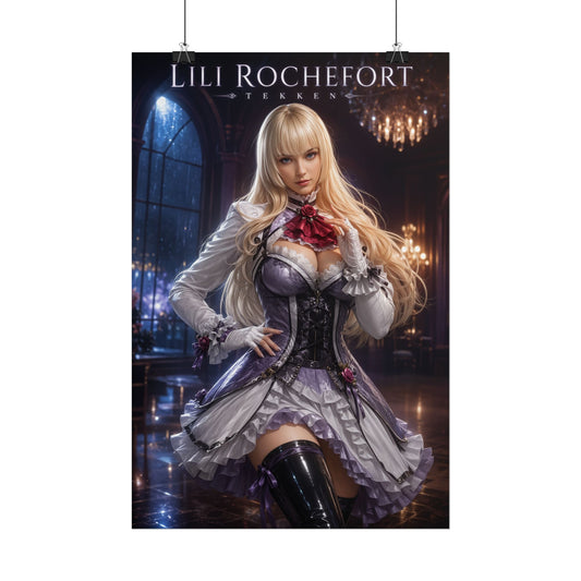 Tekken Lili Rochefort Poster for PC Gaming Setup and Game Room Decor