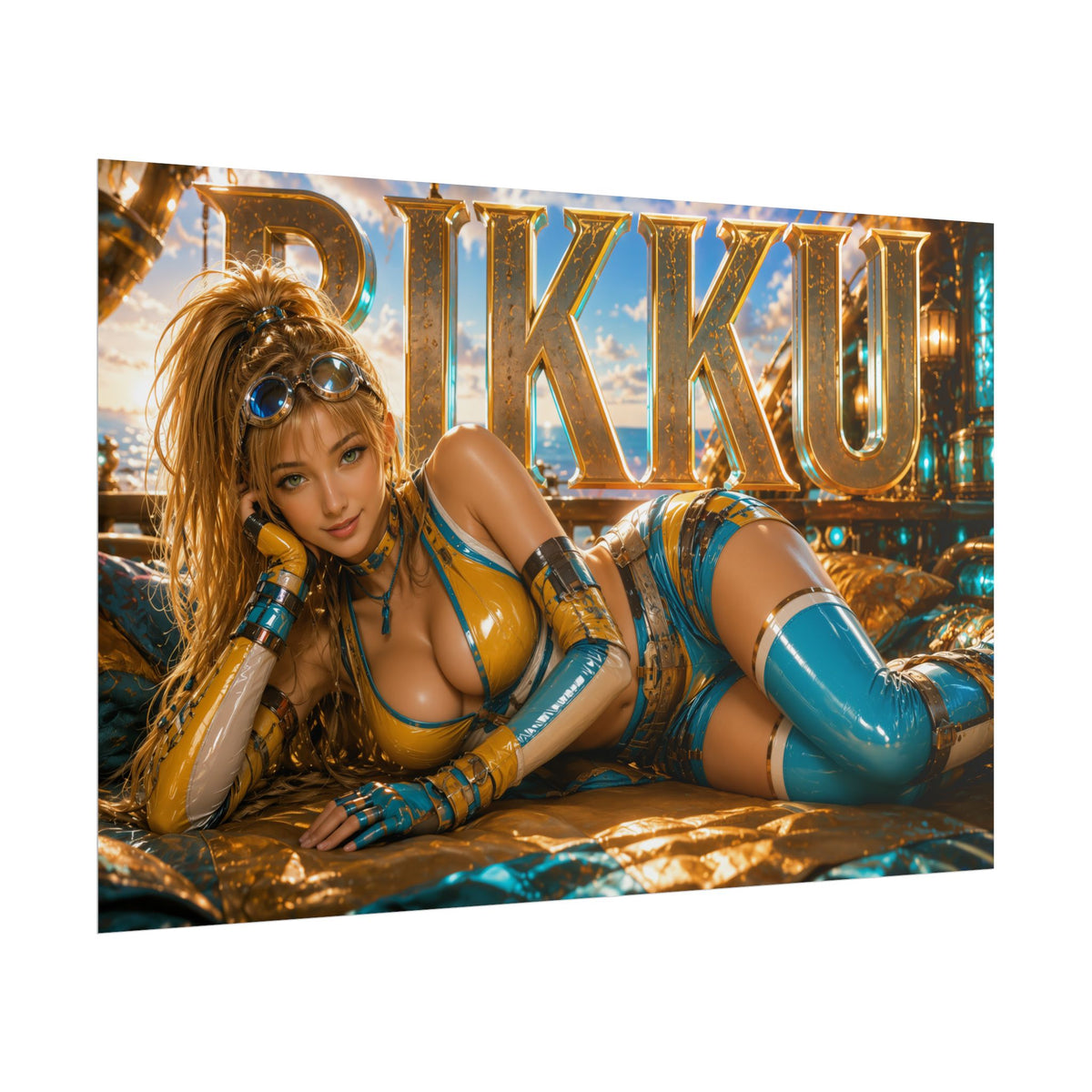 Rikku Character Poster Gamer Room Wall Art Collectible Decor Collectible Print