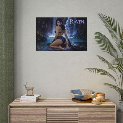 Raven Comic Poster Character Wall Art Collector Room Decor Art Print