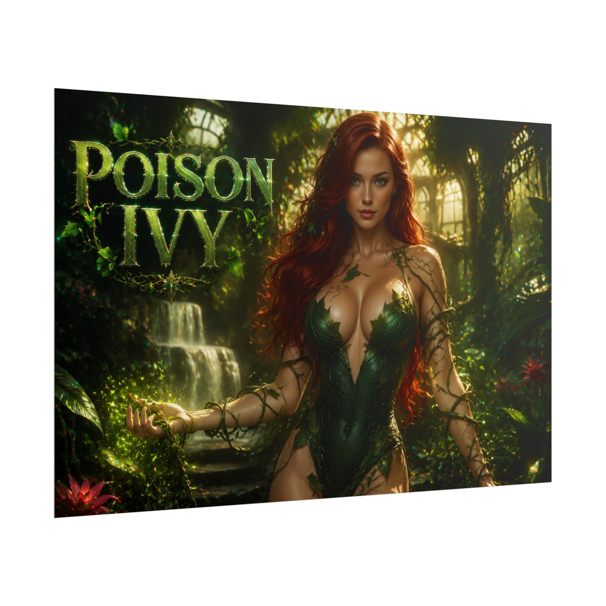 Poison Ivy Comic Poster Character Wall Art Collector Room Decor Art Print