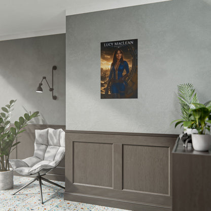 Lucy Fallout Poster, Fallout Wall Art, Gaming Print, Post Apocalyptic Decor