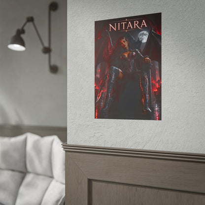 Nitara Mortal Kombat Poster MK Gaming Wall Art Print Decor