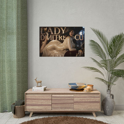 Lady Dimitrescu Resident Evil Poster Gaming Wall Art Gamer Room Decor Art Print