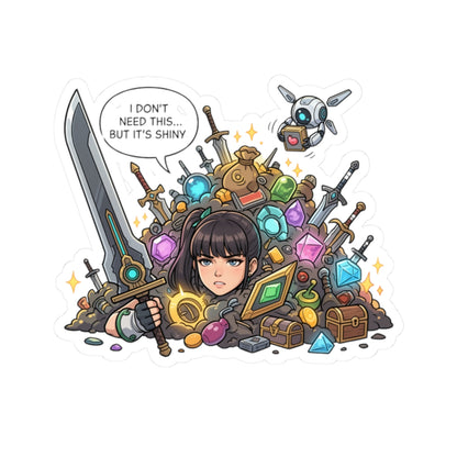 Наклейка Eve Stellar Blade – футуристична вінілова наклейка для ноутбуків, журналів та спорядження