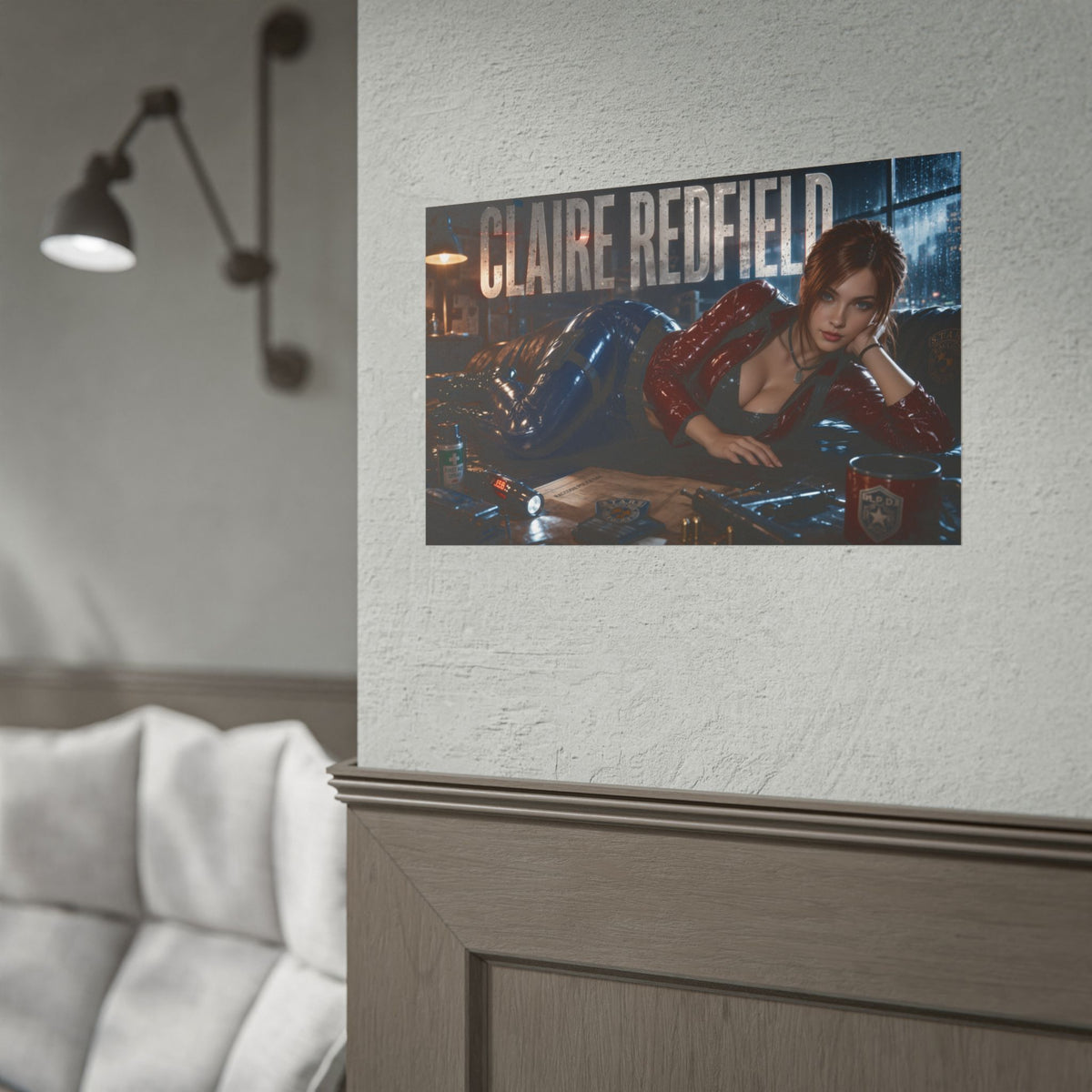 Claire Redfield Resident Evil Poster Gaming Wall Art Gamer Room Decor Art Print