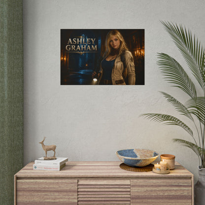 Gaming Wall Art Ashley Graham Poster Game Room Decor Gamer Gift Art Print