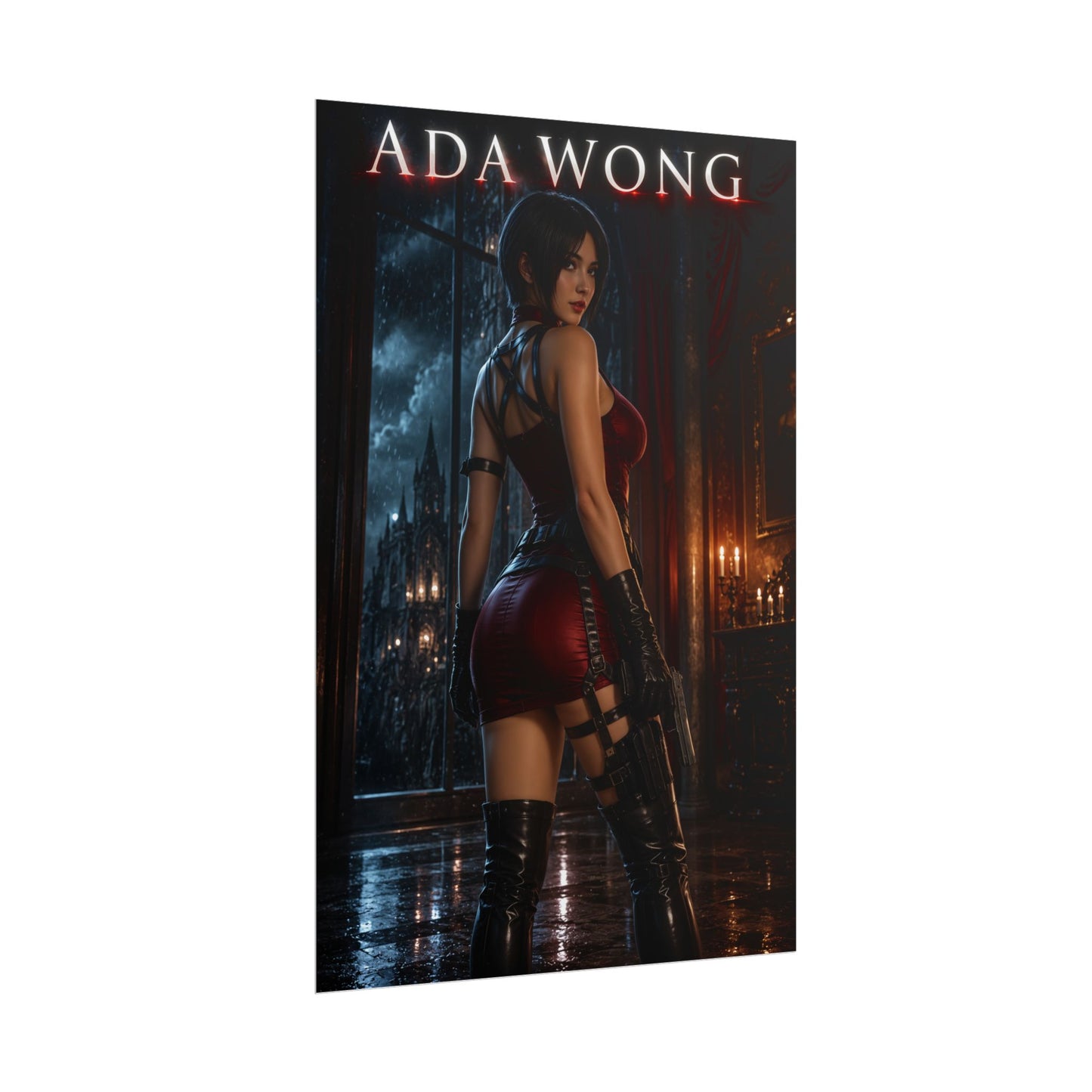 Resident Evil Ada Wong Video Game Poster Wall Art Print Decor