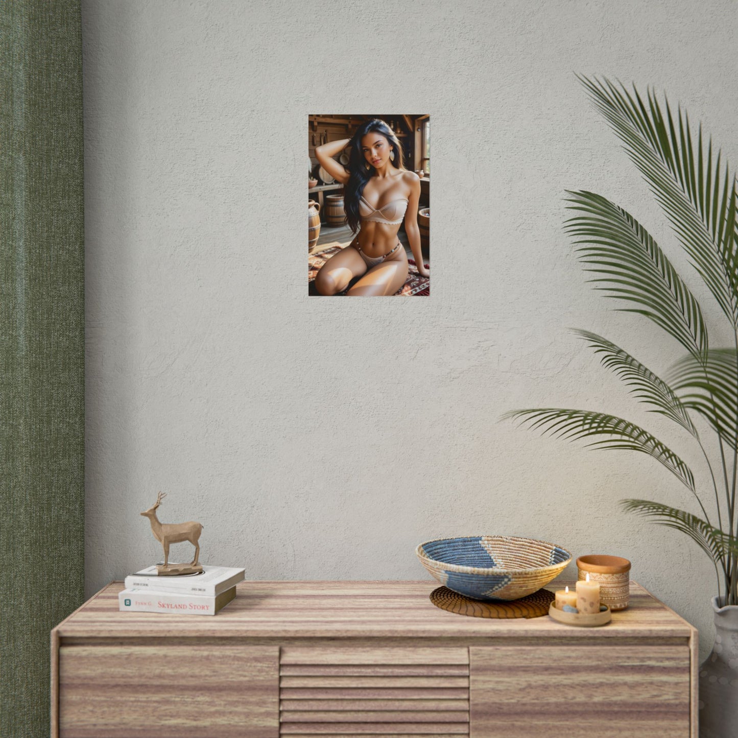 Pocahontas Wall Art – Stunning Heroine Poster, Great Gift for Art Lovers