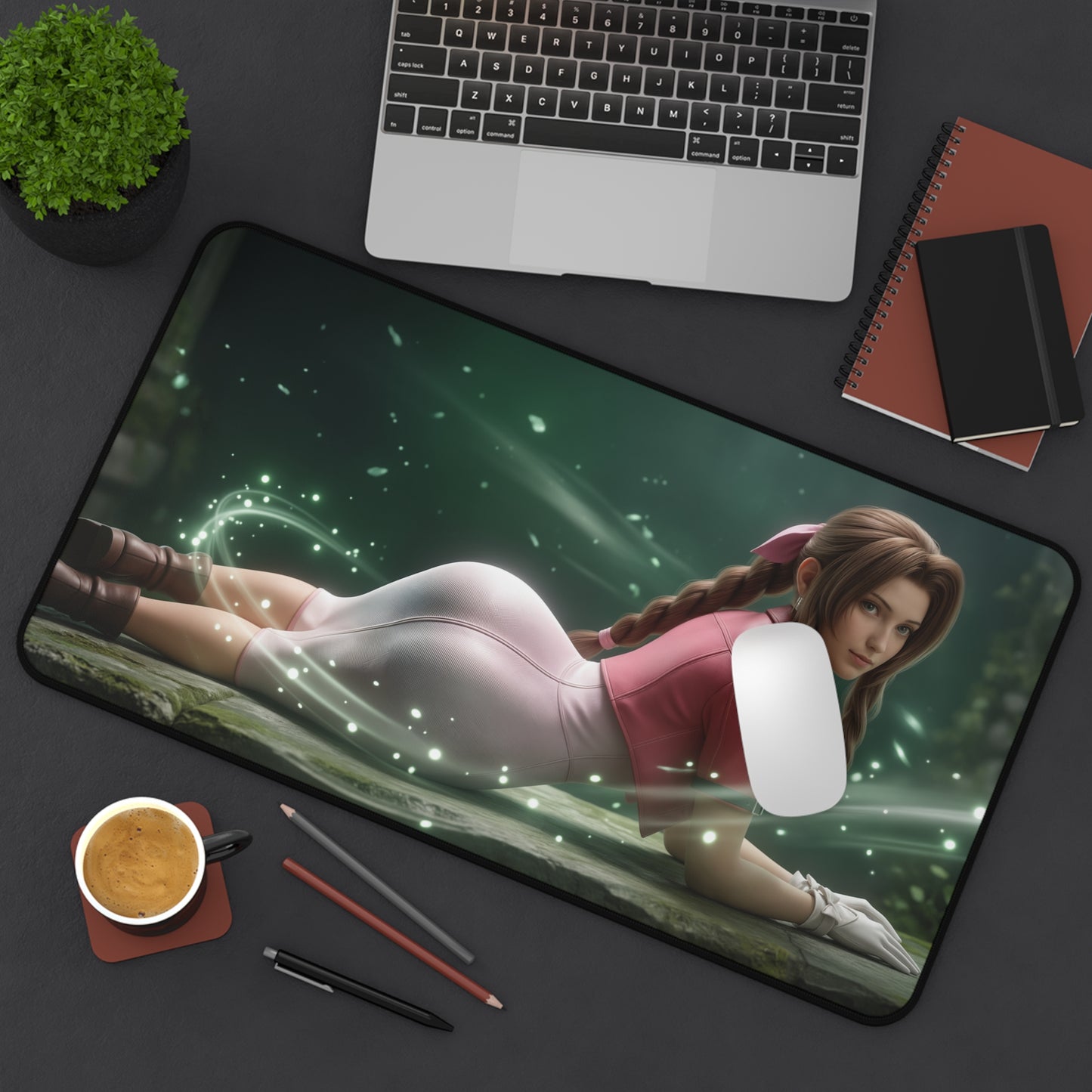 Final Fantasy Mouse Pad, Aerith Desk Mat, Gamer Gift