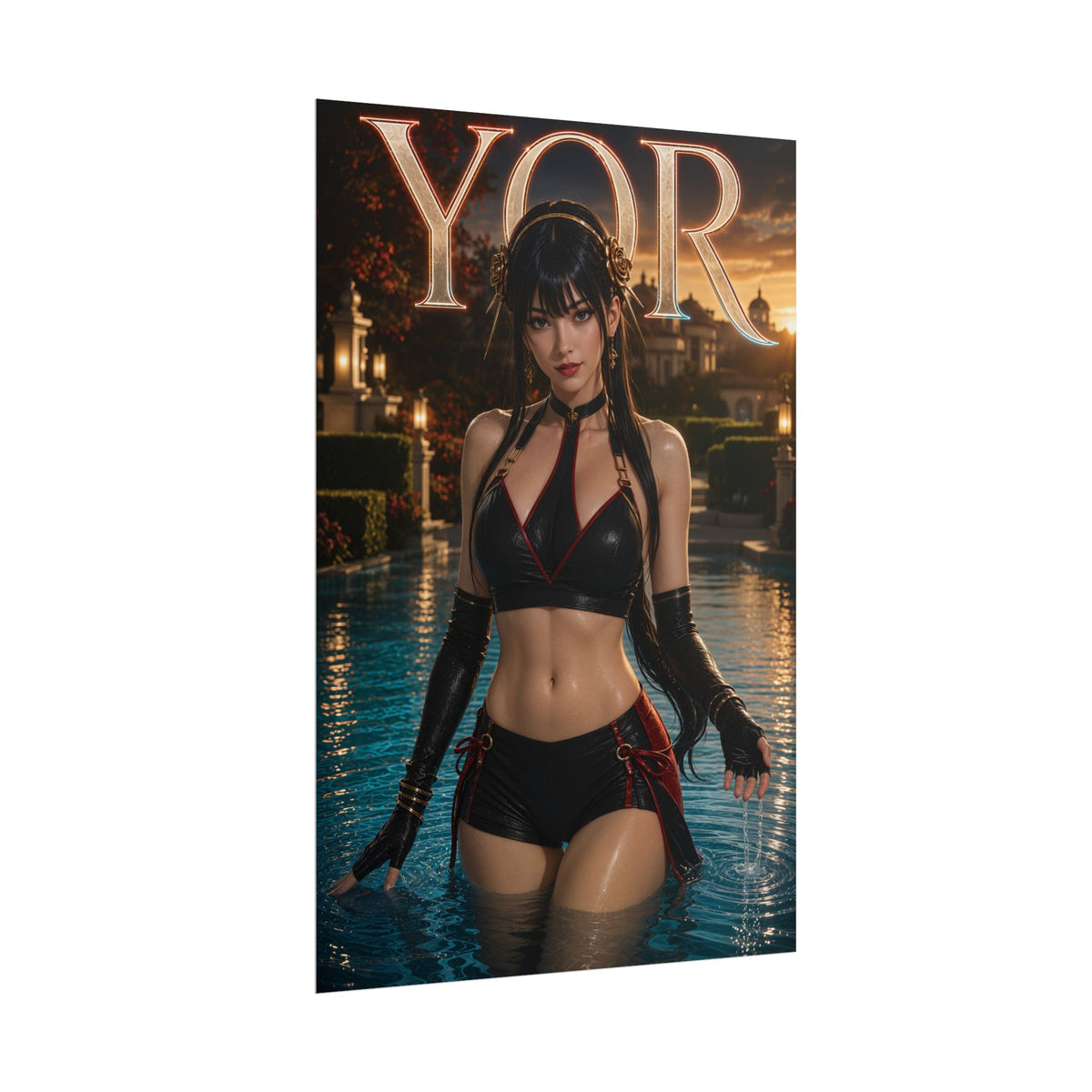 Yor Forger Spy x Family Poster Anime Wall Art Manga Style Bedroom Room Decor