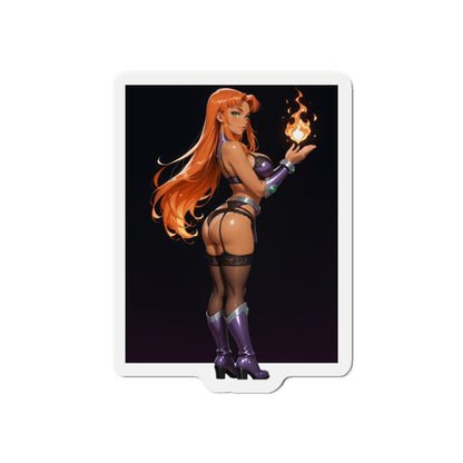 Starfire Teen Titans Magnet – Sexy Anime-Heldin-Magnet, Kühlschrankdeko für Gamer