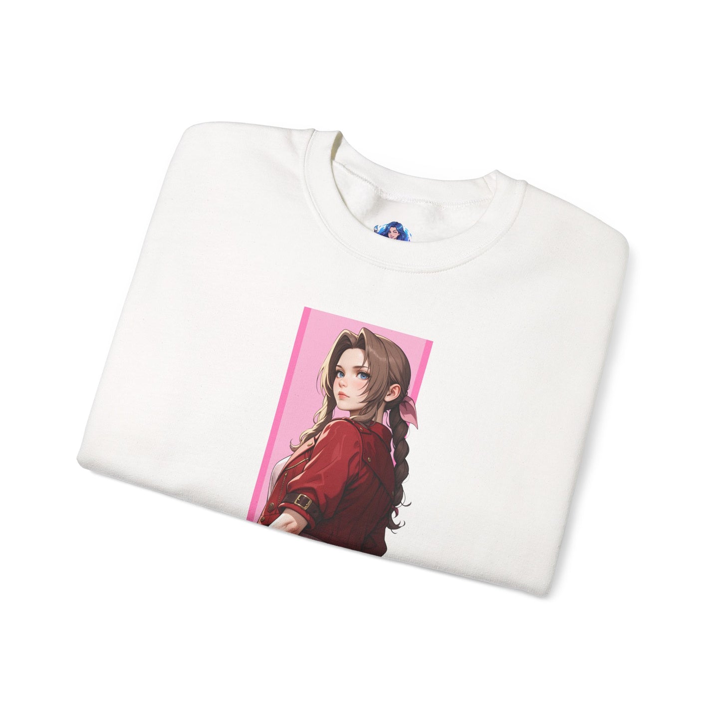 Aerith Gainsborough Sweatshirt, FFVII Crewneck, Cozy Fantasy Gaming Apparel for Fans