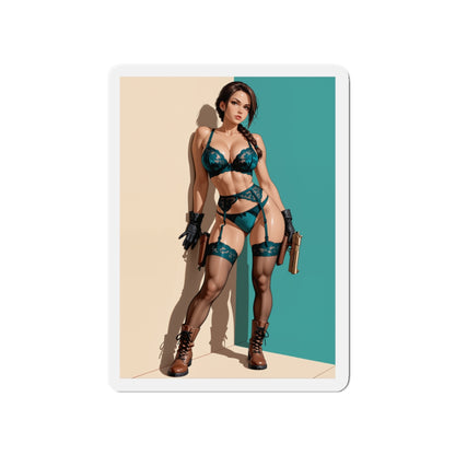 Магніт Лара – сексуальний аніме-магніт із розкрадачки гробниць, декор із гарячою дівчиною-авантюристкою