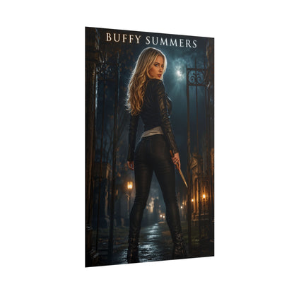 Buffy Summers Buffy the Vampire Slayer Poster TV Wall Art Print