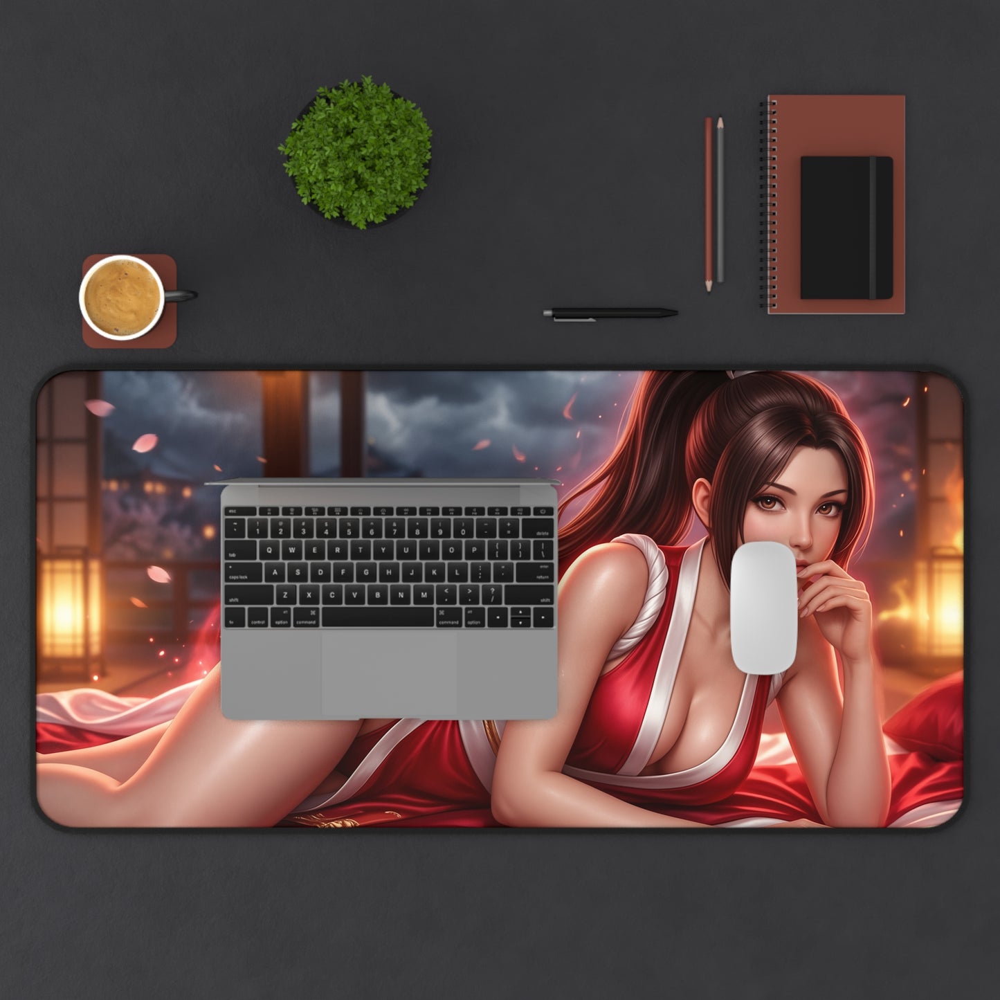 King of Fighters Mouse Pad, Mai Desk Mat, Gamer Gift XXL