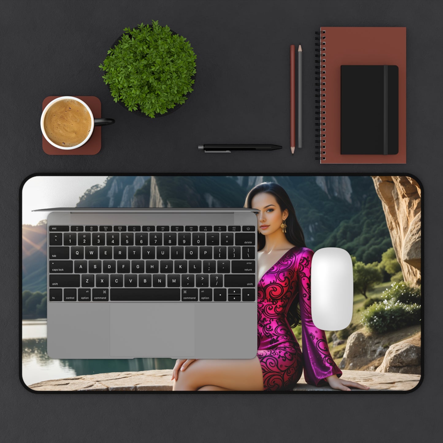 Килимок для миші Boa Hancock Anime, килимок для столу One Piece, великий ігровий килимок для миші