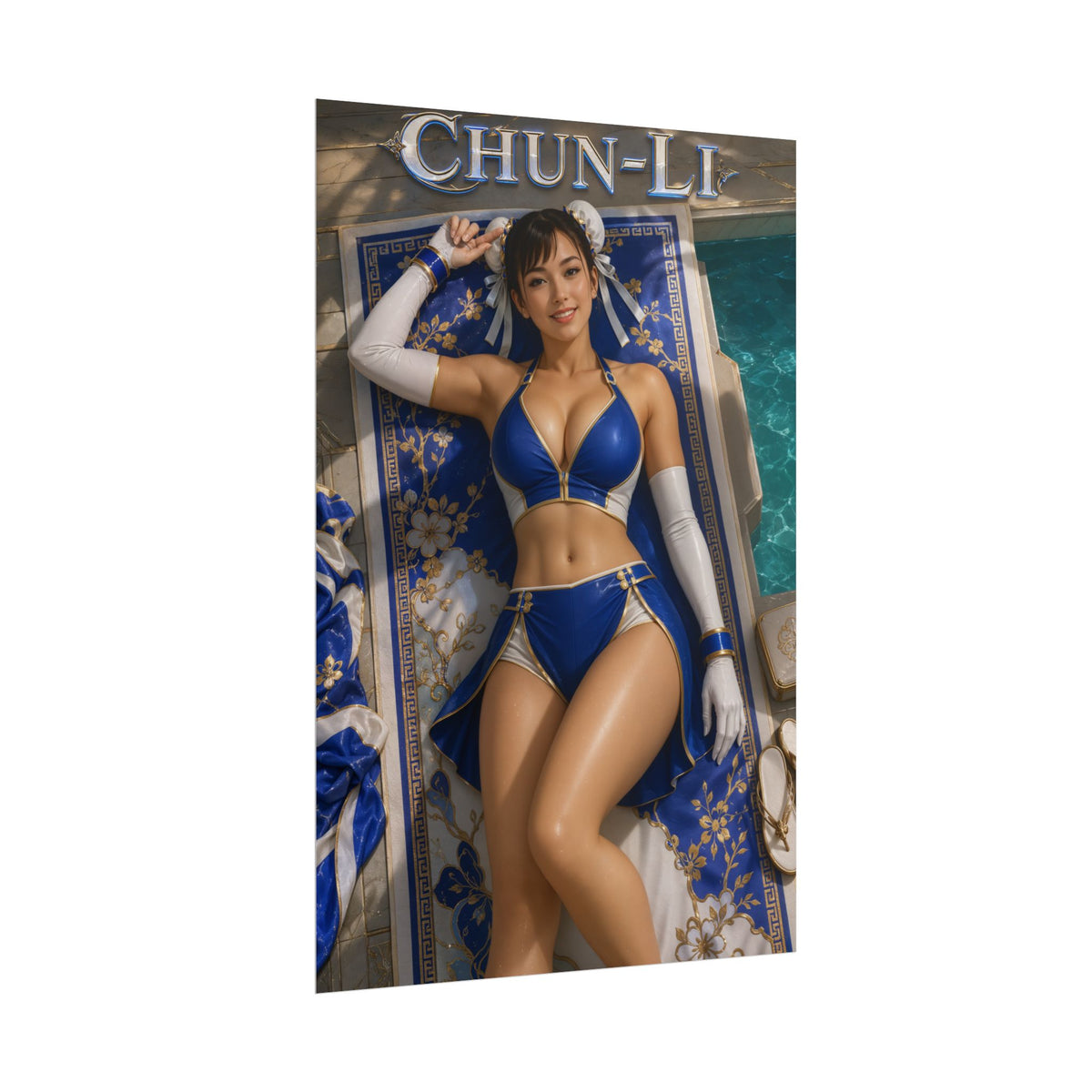 Chun Li Character Wall Art Street Fighter Gaming Poster Office Room Decor Print
