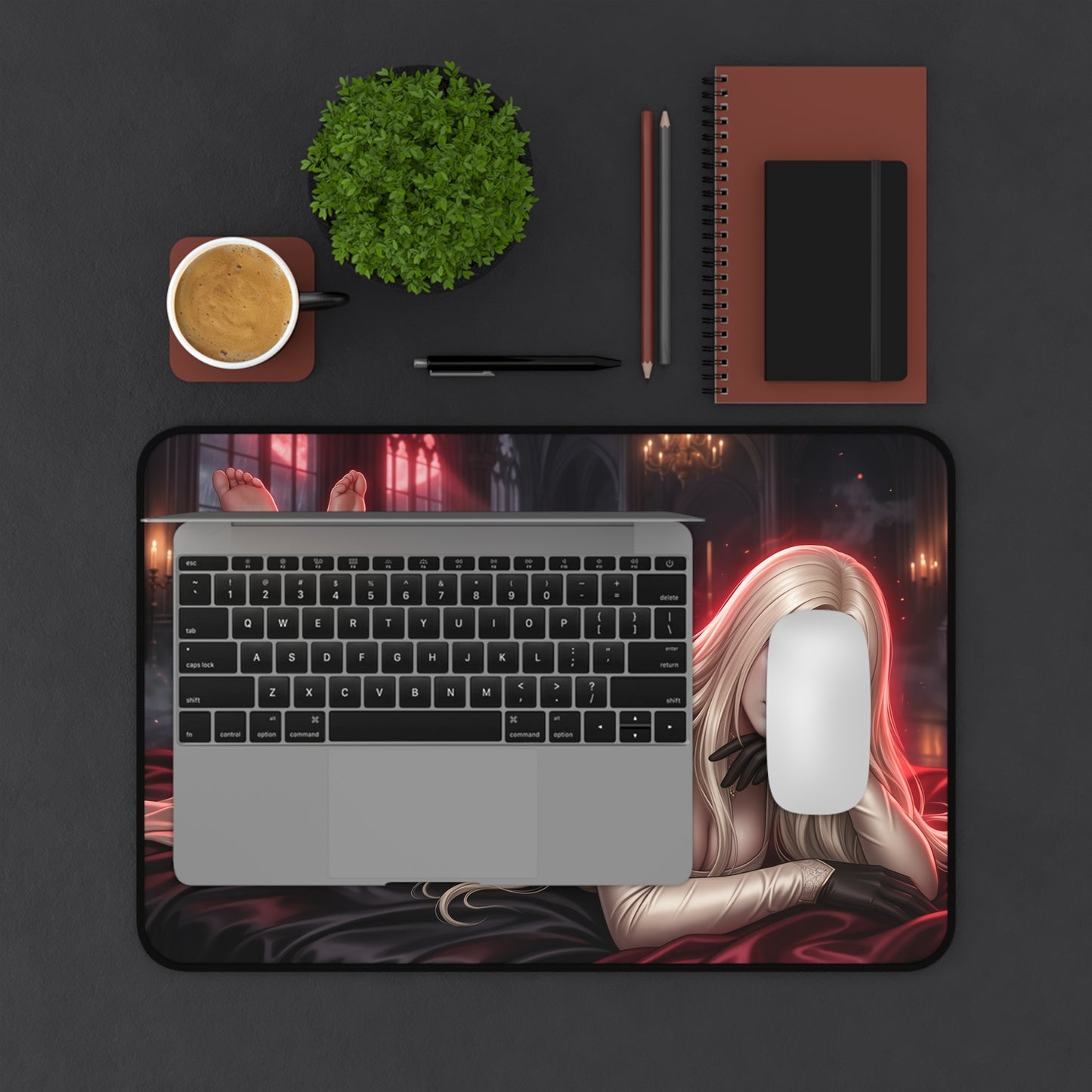 Resident Evil Mouse Pad, Lady Dimitrescu Desk Mat, XXL