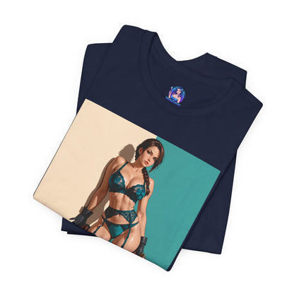 Lara Croft Shirt | Tomb Raider Anime-T-Shirt für Gamer &amp; Sammler | T-Shirt für starke Heldinnen