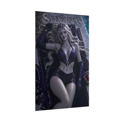Sylvanas Character Poster Warcraft Fantasy Room Wall Decor Collectible Art