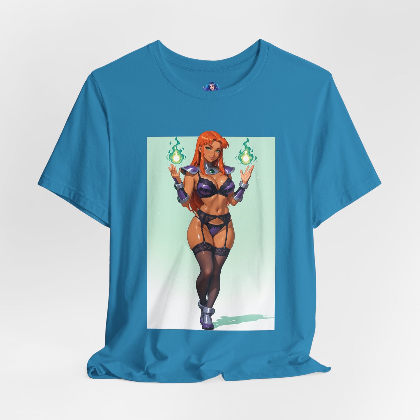 Starfire-T-Shirt | DC-Heldin-Shirt für Gamer &amp; Anime-Fans | Cosmic Waifu-Shirt