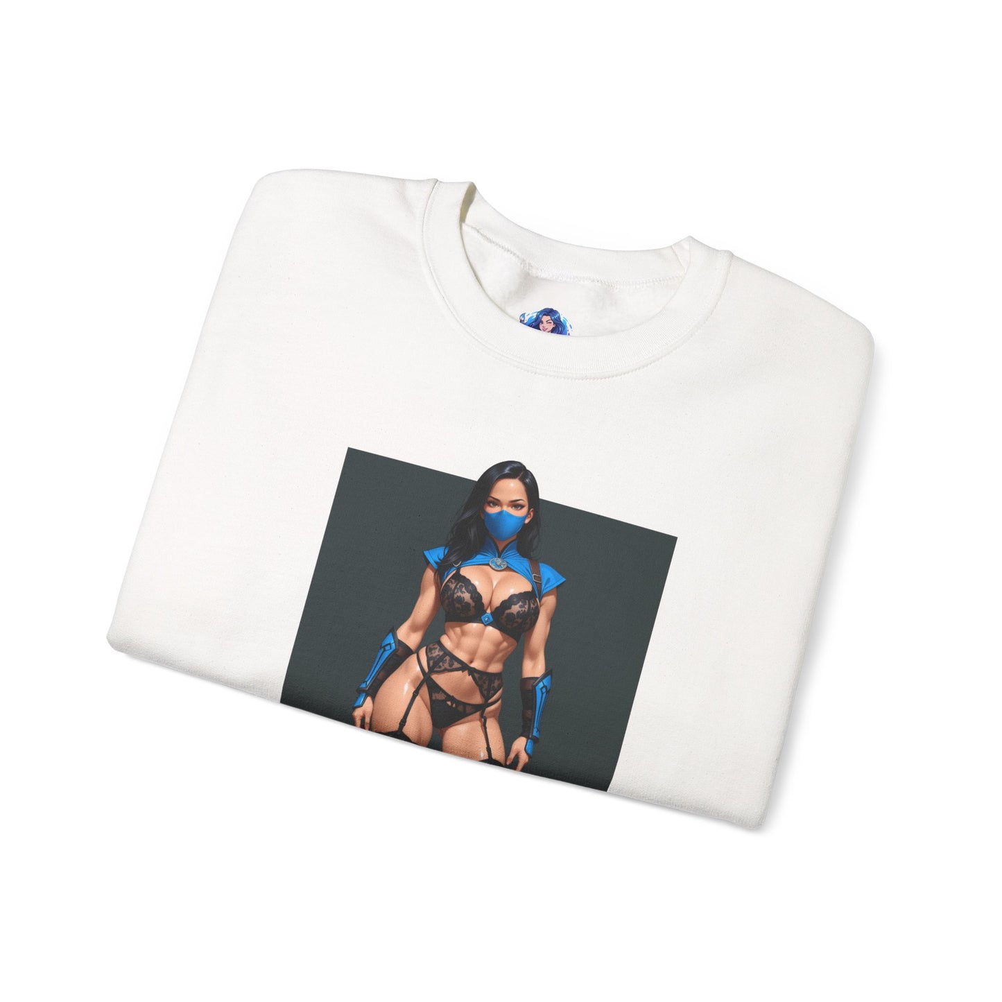Толстовка Kitana Mortal Kombat, топ Edenian Warrior Crewneck, затишний ігровий вуличний одяг для колекціонерів