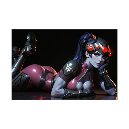 Аніме-постер "Вдова-вдівець" | Настінне мистецтво Вайфу для ігрової конфігурації або кімнати отаку