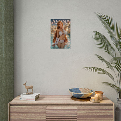 Asuna Sword Art Online Poster Anime Wall Art Manga Style Bedroom Room Decor