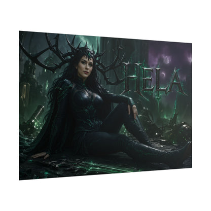 Hela Comic Poster Character Wall Art Collector Room Decor Art Print