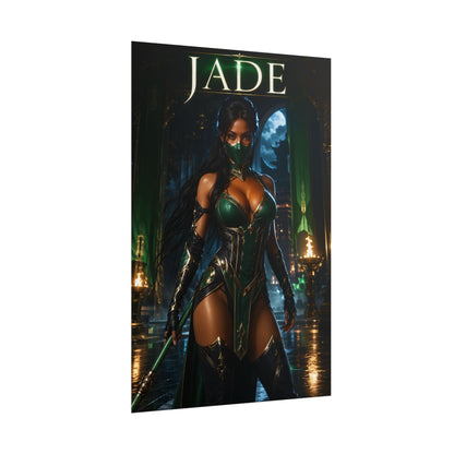 Jade Mortal Kombat Poster MK Gaming Wall Art Print Decor